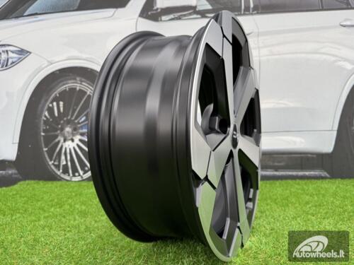Ratlankis R18x6.5  5X114.3  ET  32  66.1  Y1274  Black Polished Half Matt (MBHM)  For DACIA  (K2)  (NEW Model)