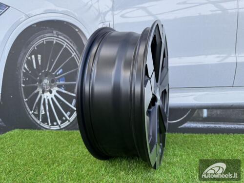 Ratlankis R17x6.5  5X114.3  ET  45  66.1  Y1274  Black Partial Polished Half Matt (BPHM)  For DACIA  (K2+L4+P2)  ()