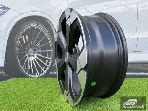 Ratlankis R18x6.5  5X114.3  ET  45  66.1  Y1274  Black Partial Polished Half Matt (BPHM)  For DACIA  (K2)  (NEW Model)