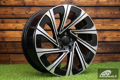 Ratlankis R19x8.5  5X112  ET  35.5  66.6  H3141F  Black Polished (MB)  For MER  (K7)  (HYBRID FORGED New E class Rear+Front)