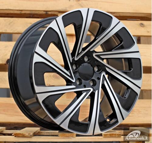 Ratlankis R19x9.5  5X112  ET  51  66.6  H3141F  Black Polished (MB)  For MER  (K7)  (HYBRID FORGED New E class Rear+Front)