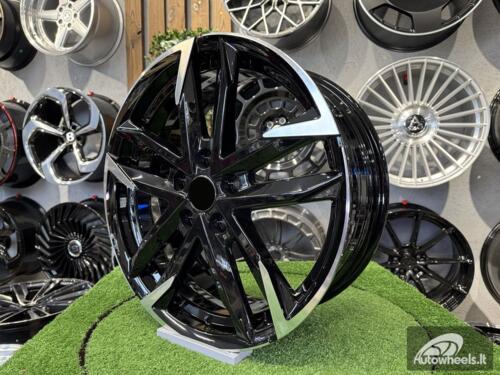 Ratlankis R18x7  5X114.3  ET  50  60.1  SF501  Black Polished (MB)  For TOYOT  (K7)  (HYBRID FORGED)