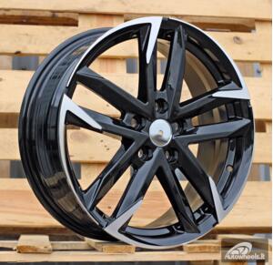 Ratlankis R18x7  5X114.3  ET  50  60.1  SF501  Black Polished (MB)  For TOYOT  (K7)  (HYBRID FORGED)