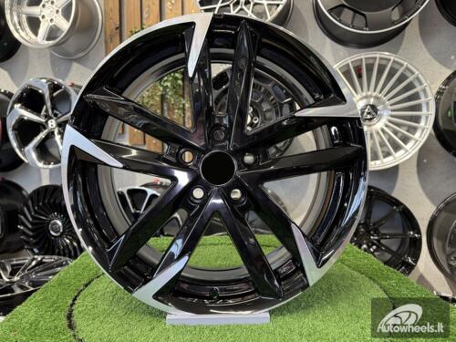 Ratlankis R18x7  5X114.3  ET  50  60.1  SF501  Black Polished (MB)  For TOYOT  (K7+Z7)  (HYBRID FORGED)