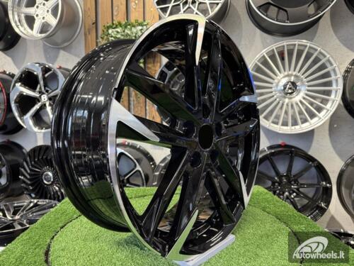 Ratlankis R18x7  5X114.3  ET  50  60.1  SF501  Black Polished (MB)  For TOYOT  (K7+Z7)  (HYBRID FORGED)