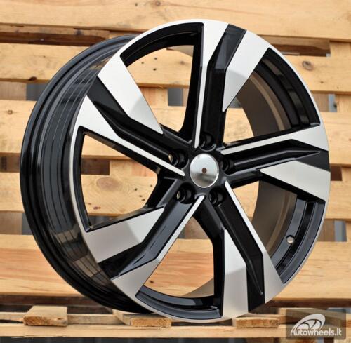 Ratlankis R19x7.5  5X108  ET  50.5  63.4  SF502  Black Polished (MB)  For VOLVO  (K7)  (HYBRID FORGED)