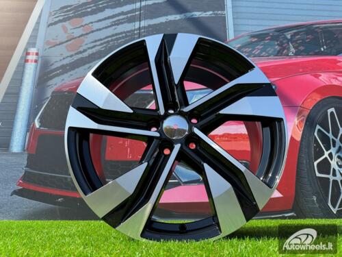 Ratlankis R18x7.5  5X108  ET  50.5  63.4  SF502  Black Polished (MB)  For VOLVO  (K7)  (HYBRID FORGED)