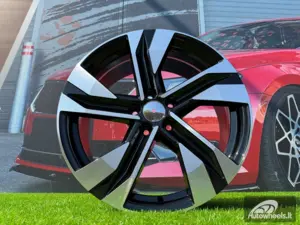 Ratlankis R18x7.5  5X108  ET  50.5  63.4  SF502  Black Polished (MB)  For VOLVO  (K7)  (HYBRID FORGED)