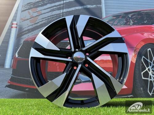Ratlankis R18x7.5  5X108  ET  50.5  63.4  SF502  Black Polished (MB)  For VOLVO  (Z7+M)  (HYBRID FORGED)