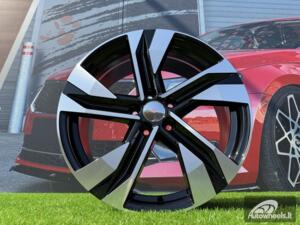 Ratlankis R18x7.5  5X108  ET  50.5  63.4  SF502  Black Polished (MB)  For VOLVO  (Z7+M)  (HYBRID FORGED)