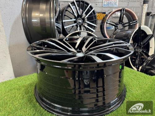 Ratlankis R20x9  5X112  ET  31  66.5  B1618  (IN0386)  Black Polished (MB)  For AUD  (P2)