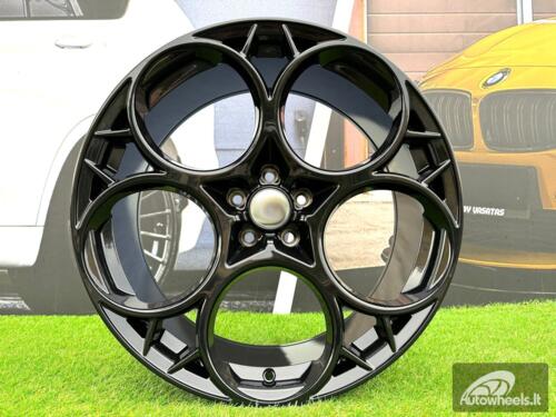 Ratlankis R19x10  5X110  ET  41  65.1  I5660  Black (BL)  For ALFA  (P2)  (Front+Rear NEW Model)