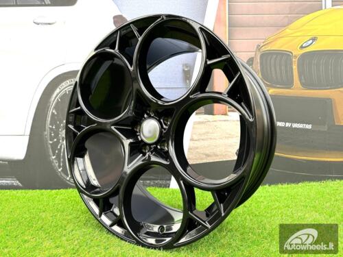 Ratlankis R19x10  5X110  ET  41  65.1  I5660  Black (BL)  For ALFA  (P2)  (Front+Rear NEW Model)