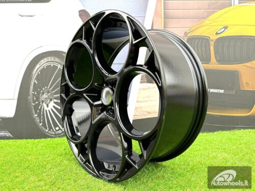 Ratlankis R19x10  5X110  ET  41  65.1  I5660  Black (BL)  For ALFA  (P2)  (Front+Rear NEW Model)