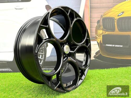 Ratlankis R19x10  5X110  ET  41  65.1  I5660  Black (BL)  For ALFA  (P2)  (Front+Rear NEW Model)