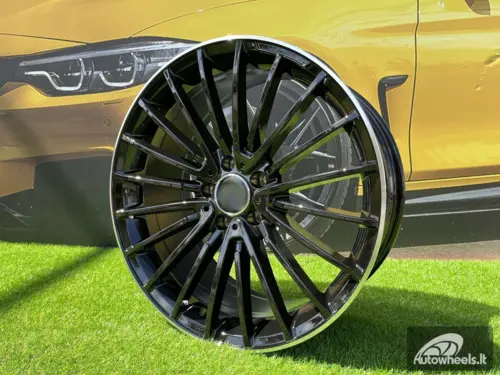 Ratlankis R21x9  5X112  ET  30  66.6  MR532  (BY1779)  Black+Polished Lip (BLPL)  For MER  (Z1)  (Rear+Front)