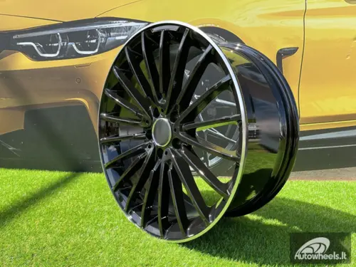 Ratlankis R21x9  5X112  ET  30  66.6  MR532  (BY1779)  Black+Polished Lip (BLPL)  For MER  (Z1)  (Rear+Front)