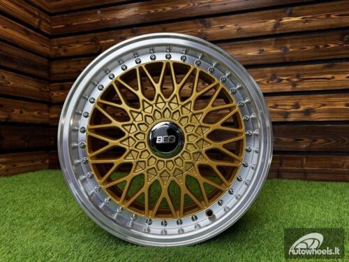 Ratlankis R18x8  10X112/120  ET  35  72.6  BY479  (XF135)  Gold+Polished (YP)  For RACIN  (P2+R)  (BBS Style Rear+Front)