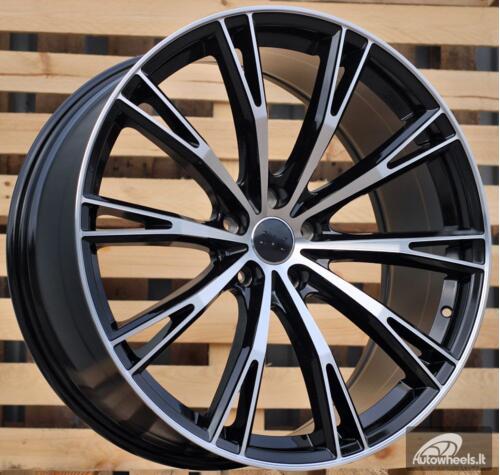 Ratlankis R19x8.5  5X112  ET  40  66.5  H5060  (INSA001)  Black Polished (MB)  For AUD  (P1)  (ABT Style)