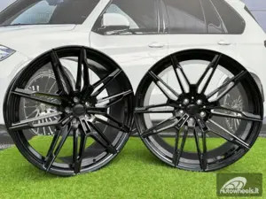 Ratlankis R21x9.5  5X112  ET  37  66.6  I0294  Black (BL)  For BMW  (Z5)  (Rear+Front)