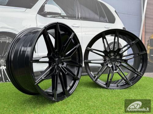 Ratlankis R21x8.5  5X112  ET  26  66.6  I0294  Black (BL)  For BMW  (Z5+K7+Z6)  (Rear+Front)