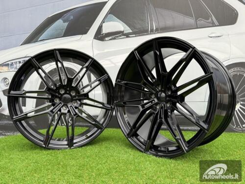 Ratlankis R22x9.5  5X112  ET  30  66.6  I0294  Black (BL)  For BMW  (P1+A)  (Rear+Front)