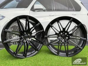 Ratlankis R22x9.5  5X112  ET  30  66.6  I0294  Black (BL)  For BMW  (P1+A)  (Rear+Front)