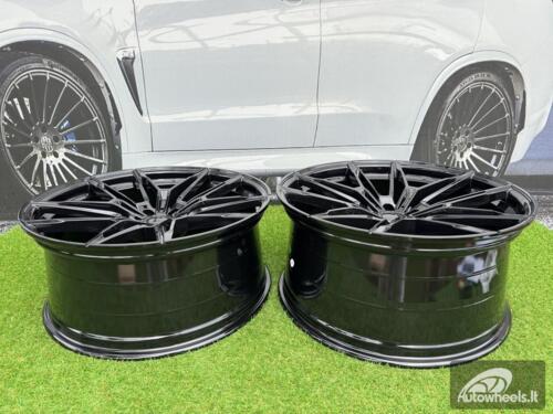 Ratlankis R22x10.5  5X112  ET  35  66.6  I0294  Black (BL)  For BMW  (A+P1)  (Rear+Front)