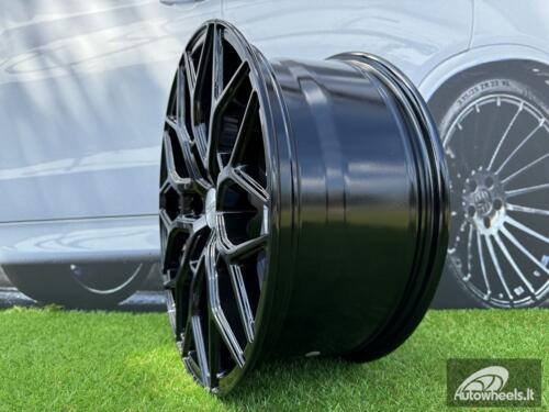Ratlankis R20x8  5X160  ET  50  65.1  I0319  (IN-LD1)  Black (BL)  For RACIN  (K3)  (Vossen Style)