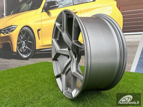 Ratlankis R19x8.5  5X112  ET  27  66.5  I5598  Gun Metal Half Matt (GMHM)  For AUD  (P2)