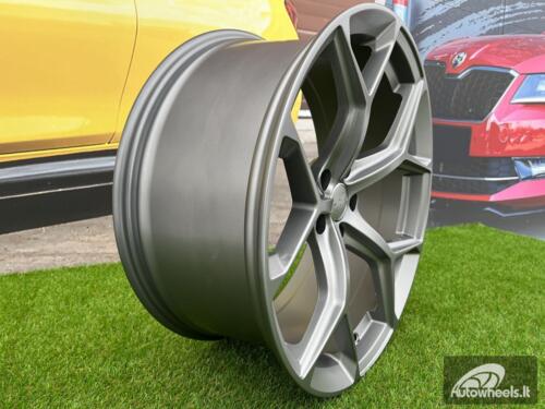 Ratlankis R19x8.5  5X112  ET  27  66.5  I5598  Gun Metal Half Matt (GMHM)  For AUD  (Z3)  (HYBRID FORGED)