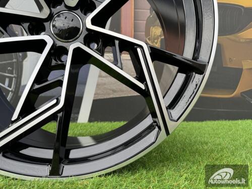 Ratlankis R20x9  5X112  ET  34  66.5  I5611  Black Polished (MB)  For AUD  (P2)  (New ABT Style)