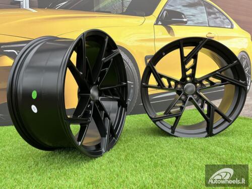 Ratlankis R20x9  5X112  ET  34  66.5  I5611  Black (BL)  For AUD  (P2+K8)  (New ABT Style)