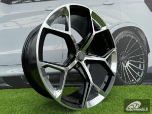 Ratlankis R18x8  5X100  ET  40  57.1  I5598  Black Polished (MB)  For AUD  (K3)