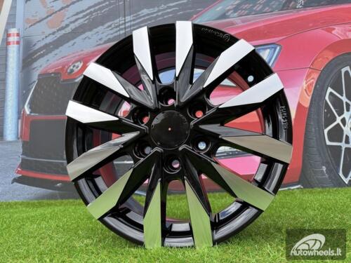 Ratlankis R16x6.5  6X130  ET  54  84.1  B3023  Black Polished (MB)  For MER  (Z2)  ((max 1400kg)HYBRID FORGED)