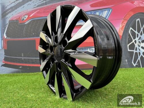 Ratlankis R16x6.5  6X130  ET  54  84.1  B3023  Black Polished (MB)  For MER  (Z2)  ((max 1400kg)HYBRID FORGED)