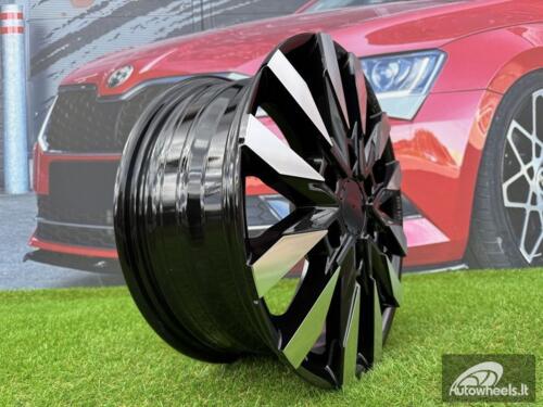 Ratlankis R16x6.5  6X130  ET  54  84.1  B3023  Black Polished (MB)  For MER  (Z2)  ((max 1400kg)HYBRID FORGED)