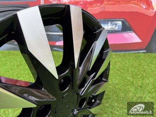 Ratlankis R16x6.5  6X130  ET  54  84.1  B3023  Black Polished (MB)  For MER  (Z2)  ((max 1400kg)HYBRID FORGED)