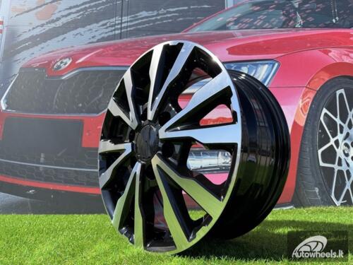 Ratlankis R16x6.5  6X130  ET  54  84.1  B3025  Black Polished (MB)  For MER  (Z2)  ((max 1400kg)HYBRID FORGED)