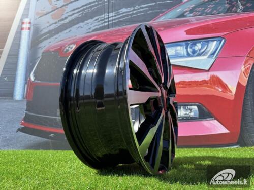 Ratlankis R16x6.5  6X130  ET  54  84.1  B3025  Black Polished (MB)  For MER  (Z2)  ((max 1400kg)HYBRID FORGED)