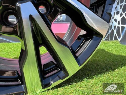 Ratlankis R16x6.5  6X130  ET  54  84.1  B3025  Black Polished (MB)  For MER  (Z2)  ((max 1400kg)HYBRID FORGED)