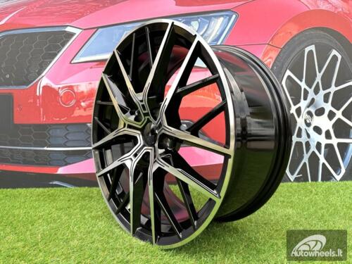 Ratlankis R19x8  5X120  ET  45  72.6  H5080  (9392)  Black Polished (MB)  For BMW  (K3)