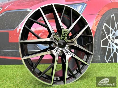 Ratlankis R19x8  5X120  ET  45  72.6  H5080  (9392)  Black Polished (MB)  For BMW  (K3)