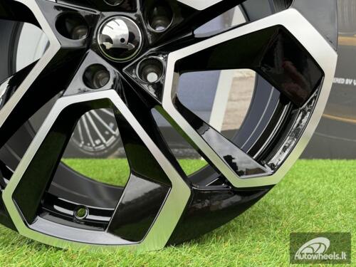 Ratlankis R17x7.5  5X112  ET  45  57.1  I5561  (BYD2456)  Black Polished (MB)  For SKODA  (Z6)
