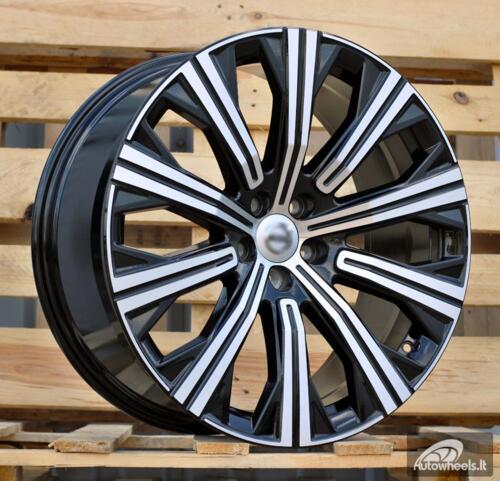 Ratlankis R20x9  5X108  ET  39  63.4  F0054  (TL0054NW)  Black Polished (MB)  For VOLVO  (P1)