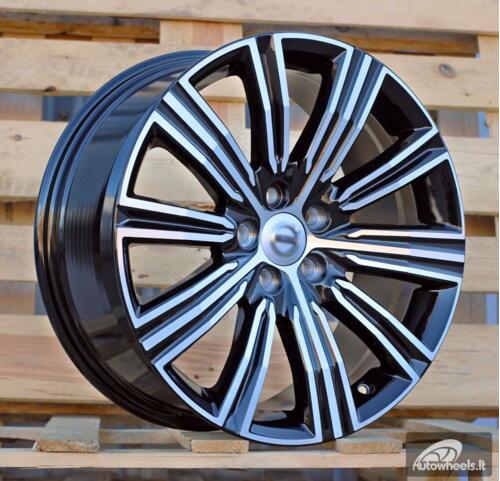 Ratlankis R18x8  5X108  ET  42  63.4  F0086  (TL0086NW)  Black Polished (MB)  For VOLVO  (P1)