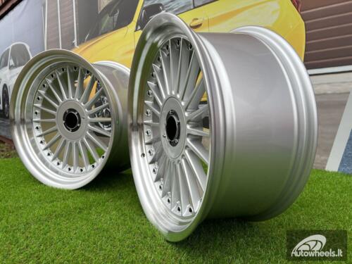 Ratlankis R18x8.5  5X120  ET  20  74.1  B1803  Silver+Polished Lip (SP)  For BMW  (Z6+Z1)  (ALPINA Style Rear+Front)