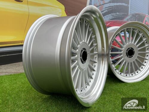 Ratlankis R18x8.5  5X120  ET  20  74.1  B1803  Silver+Polished Lip (SP)  For BMW  (Z6+Z1)  (ALPINA Style Rear+Front)