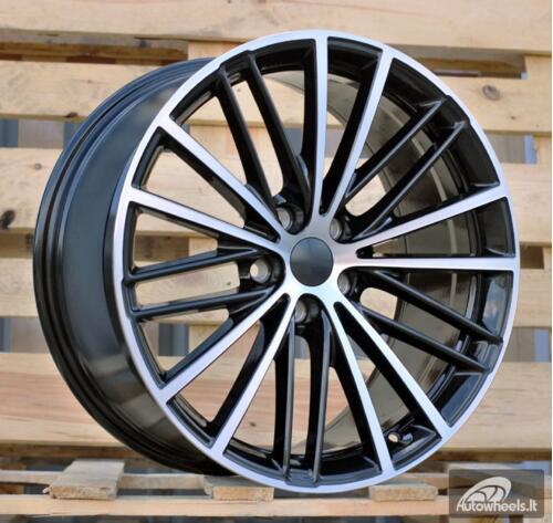 Ratlankis R19x8  5X112  ET  30  66.6  H3071F  Black Polished (MB)  For BMW  (P1)  (HYBRID FORGED Front+Rear)