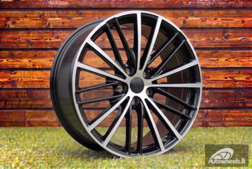 Ratlankis R19x9  5X112  ET  44  66.6  H3071F  Black Polished (MB)  For BMW  (P1)  (HYBRID FORGED Front+Rear)